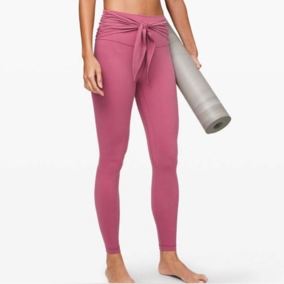 Lululemon Align Legging Wrap Waist in Moss Rose Size 2 - Picture 1 of 6